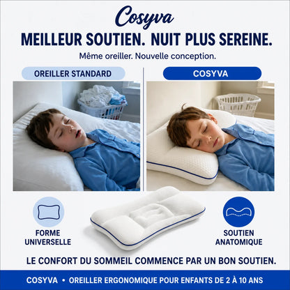 Oreiller profile enfant Cosyva 02 comparatif nuit