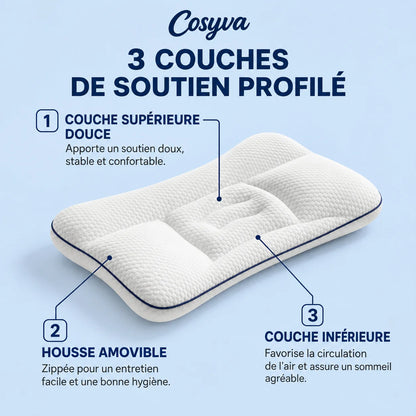 Oreiller profile enfant Cosyva 03 trois couches
