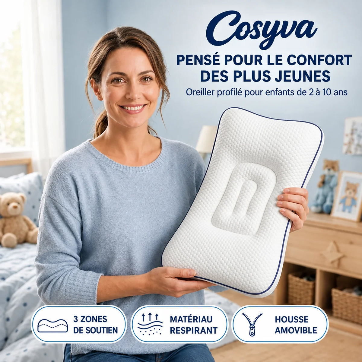 Oreiller profile enfant Cosyva 07 lifestyle