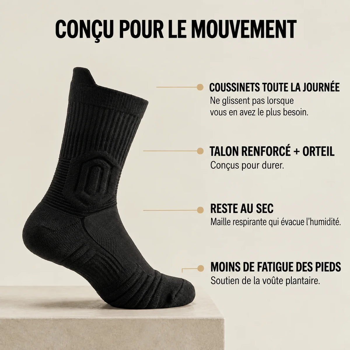 Conçues pour le mouvement