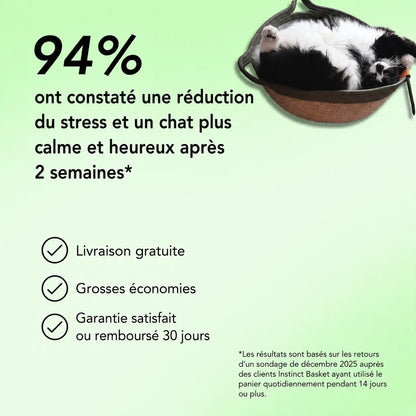 Instinct Basket | Découvrez le premier territoire naturel pour chats d'intérieur, basé sur la recherche